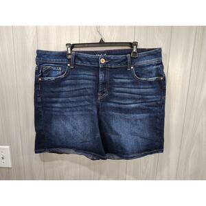 Edgely High Rise Denim Shorts Size 18W Jorts 90s Y2K
